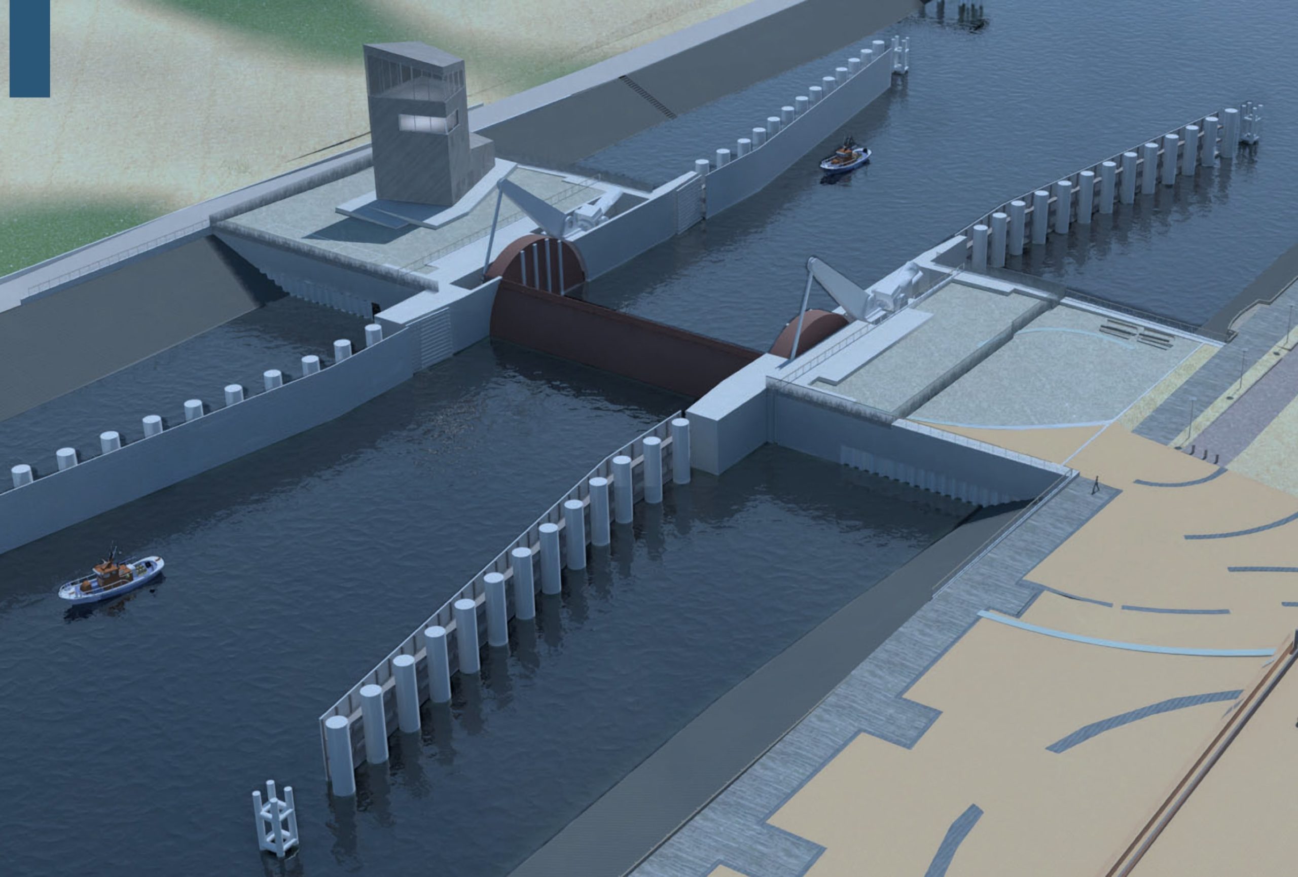 2020 Stormvloedkering-Nieuwpoort-BE